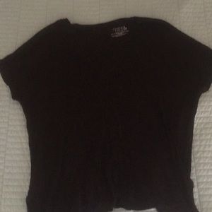 Off shoulder high low shirt